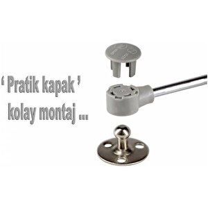 Std 4 Adet Std Dolap Amortisörü Gazlı Piston Kapak Hidroliği 27 Cm 100n