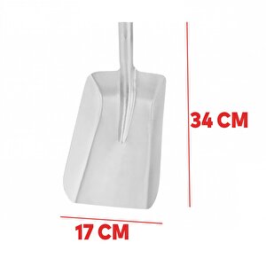 Kömür Soba Küreği Sapsız Metal 34 Cm Çok Amaçlı Kürek