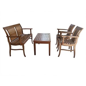 Bahçe-balkon 12391 Rattan Tk Model Kayın Izgara Su Etkilemez Kutuda Sevk El Yapım