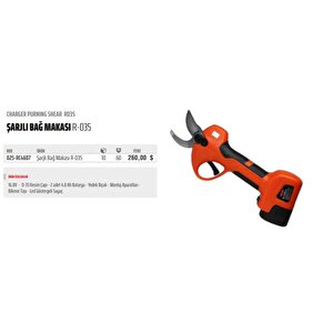 Ri̇co Dal Budama Makası  Rc-35 025-rc4607