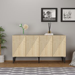 Lazer Desenli 150 Cm Draw Konsol Safirmeşe Safir Meşe