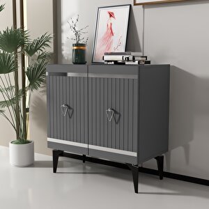 Yumy Konsol-çok Amaçlı Dolap Antrasit-Gümüş Antrasit Gümüş