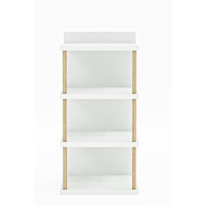 Çok Amaçlı 4 Raflı Ayakkabılık, Banyo, Mutfak Düzenleyici Organizer Beyaz