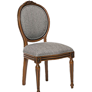Sandalye 13580 Madalyon Kayın Retro Ayak Ceviz Natüre Kuml Örgü Kumaş El Yapı
