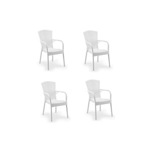Doğa Rattan Koltuk Beyaz