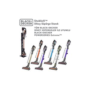 Black+decker Stable X Dikey Süpürge Standı
