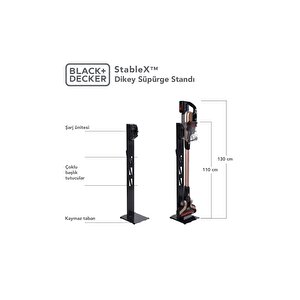 Black+decker Stable X Dikey Süpürge Standı
