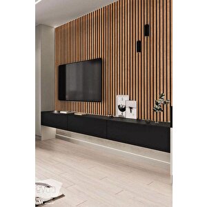Keçeli̇ Dekorati̇f Akusti̇k Ahşap Panel – Bambu Renk