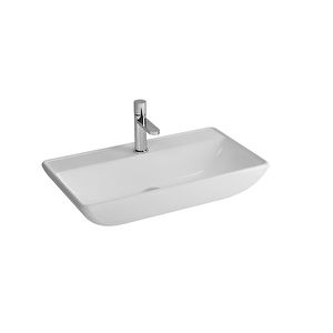 Domino Tezgah Üstü Lavabo  Batarya Deilkli 5019bt