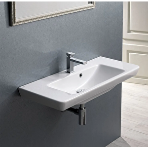 Cerastyle Sharp Etajerli Lavabo 60*48 Cm