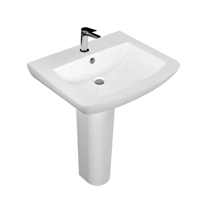 Plaza Lavabo 60 Cm 	plz 1701, Kolon Ayak (tam Ayak) Plz 1702