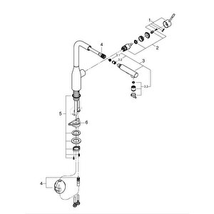 Essence Tek Kumandalı Eviye Bataryası - 30504a00
