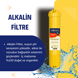 Conax Gold Special 8 Aşamalı ( Yeni Seri) Full Filtre Seti, 80 GPD MembranlI