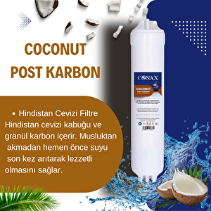 Conax Tüm Kapalı Kasa Filtresi, 5 Aşama Inline, Nsf Onaylı, (hediye Dirsekli