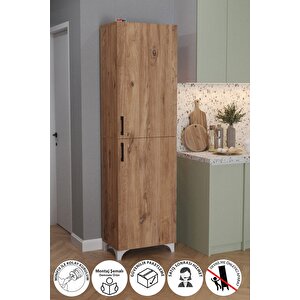 Çok Amaçlı Dolap Tuna Erzak Dolabı Banyo Dolabı Kiler Dolabı Mutfak Dolabı Çam