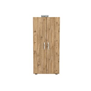 Bofigo 3 Raflı 2 Kapaklı Çok Amaçlı Mutfak Dolabı Banyo Dolabı Çok Amaçlı Dolap Çam