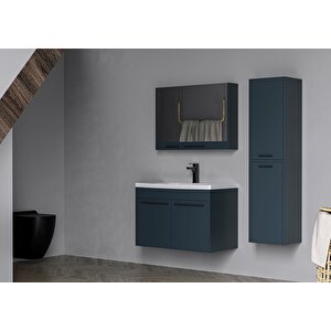 Kea Koza Basic Banyo Dolab Takimi Antrasi̇t 55 Cm