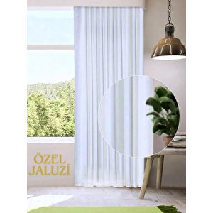Beyaz Saten Güneşlik Perde 170x240 cm