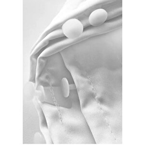 Beyaz Saten Güneşlik Perde 280x190 cm