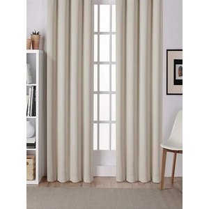 Krem Saten Güneşlik Perde 350x200 cm