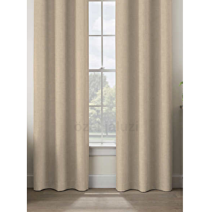 1. Kalite Kum Beji Blackout (karartma) Pilesiz Güneşlik  (531) 460x170 cm