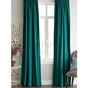 1. Kalite Zümrüt Yeşil Blackout (karartma) Pilesiz Güneşlik (525) 150x190 cm