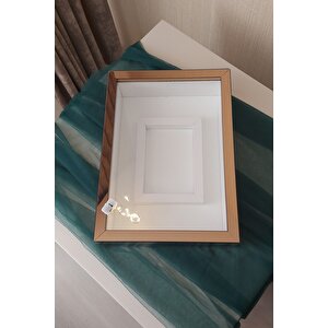 25x35 Cm Ledli Bronz Pleksi Kaplı Yatay Fotoğraf Alanlı Model Tasarım Gül Kutusu Anı Çerçevesi!