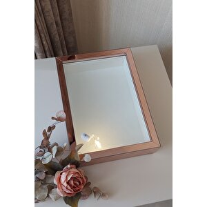 Ledli Yeni Trend 25x35 Cm Rosegold Derin Gül Tasarım Çerçevesi! Gül Kutusu Anı Çerçevesi! Isimsiz