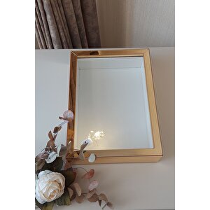 Ledli Yeni Trend 25x35 Cm Gold Derin Gül Tasarım Çerçevesi! Gül Kutusu Anı Çerçevesi! Isimsiz