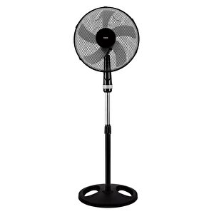 Sf 16 Eco Salınım Özellikli 5 Kanatlı Ayaklı Vantilatör Siyah 50w