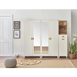 Açelya Portmanto Vestiyer Ayakkabılık Bç 200cm M1 200 cm