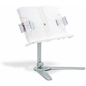 Npo Std007 Okuma Açısı Ayarlı Koruma Kıskkaçlı Alüminyum&abs Kitap/tablet/dergi Standı Modern Rahle