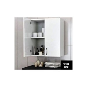 Aren Tamamı Mdf Banyo Üst Dolabı - Çamaşır Makinası Üstü - Mutfak Dolabı