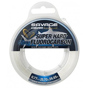Super Hard Fluorocarbon 45 M 0.77 Mm 25.70 Kg 56.65 Lb Clear