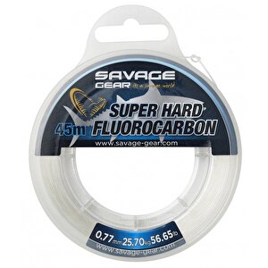 Savage Gear Super Hard Fluorocarbon 45 M 0.77 Mm 25.70 Kg 56.65 Lb Clear