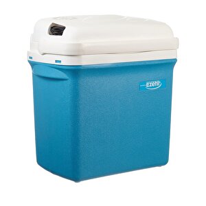E30 12v Taşınabilir Oto Buzdolabı – 30 Lt, Mavi
