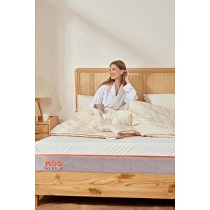 Amour Yıkanabilir Kılıflı, Visco Jel Paket Yaylı Yatak 150x200 cm
