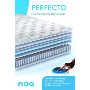Perfecto Ortopedik Visco Jel Paket Yaylı Yatak 90x200 cm