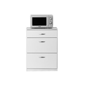 Ender Mutfak Çekmeceli Alt Modül 60 Cm Beyaz-tezgah Dahi̇l