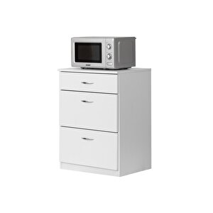 Ender Mutfak Çekmeceli Alt Modül 60 Cm Beyaz-tezgah Dahi̇l