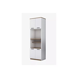 Zen Çok Amaçlı Dolap,4 Raflı, 4 Kapaklı Mutfak Dolabı Kiler Dolabı Banyo Dolabı