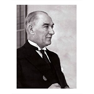 Mustafa Kemal Atatürk Art Mdf Poster 25cmx 35cm 25x35 cm