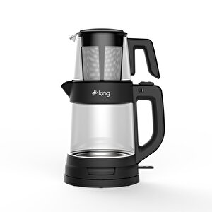 Ki̇ng Tea Pro Kcm330 Cam Çay Maki̇nesi̇ Si̇yah