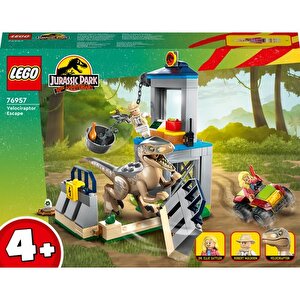 Jurassic World Velociraptor Kaçışı 76957 4 Yaş Ve Üzeri Çocuklar Için  Yaratıcı Oyuncak Yapım Seti 137 Parça