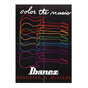 İbanez Elektro Gitar Dekoratif Ahşap Tablo 25cmx 35cm