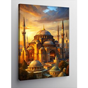 Kanvas Tablo İstanbul Ayasofya Camii 100x140 cm