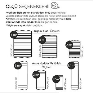 Verona 1905 Vizon Salon Koridor Kesme Yolluk Yumuşak Doku Kaymaz Tozmaz Dokuma Makine Halı 120x400 cm