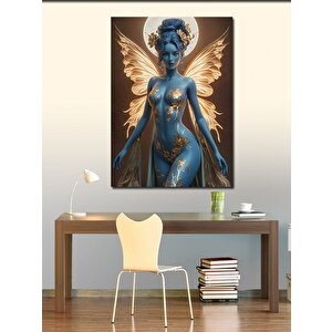 Kanvas Tablo Dolunay Ve Peri Kızı 100x140 cm