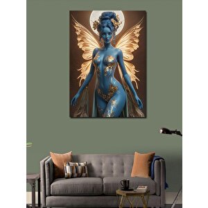 Kanvas Tablo Dolunay Ve Peri Kızı 100x140 cm