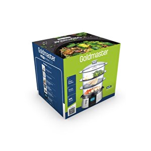 Biofit Led Ekranlı 120 Dakika Zaman Ayarlı 10 Lt Dijital Buharlı Pişirici Gm7268d